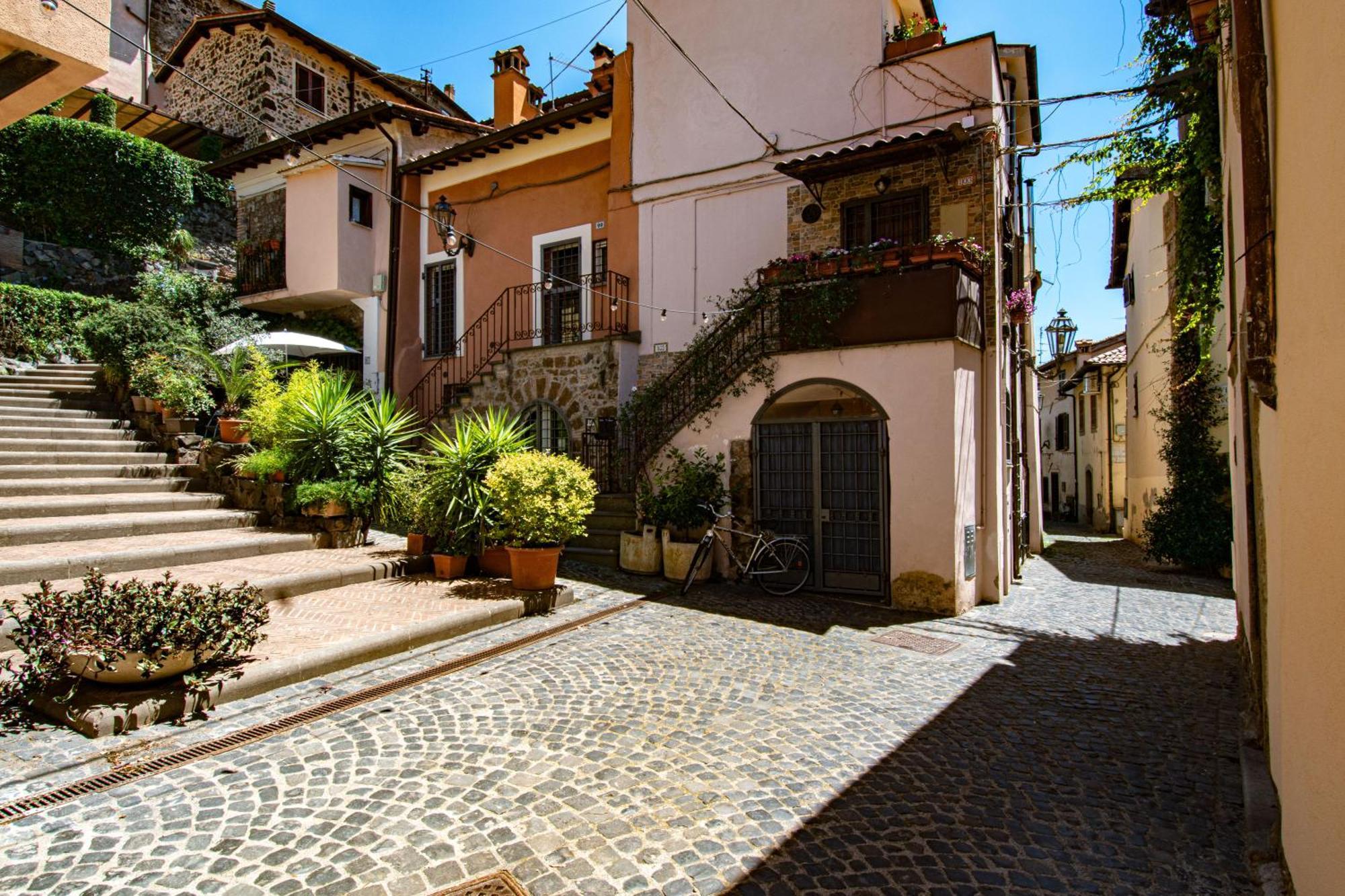Ferienwohnung Finestra Sul Borgo Trevignano Romano Exterior foto